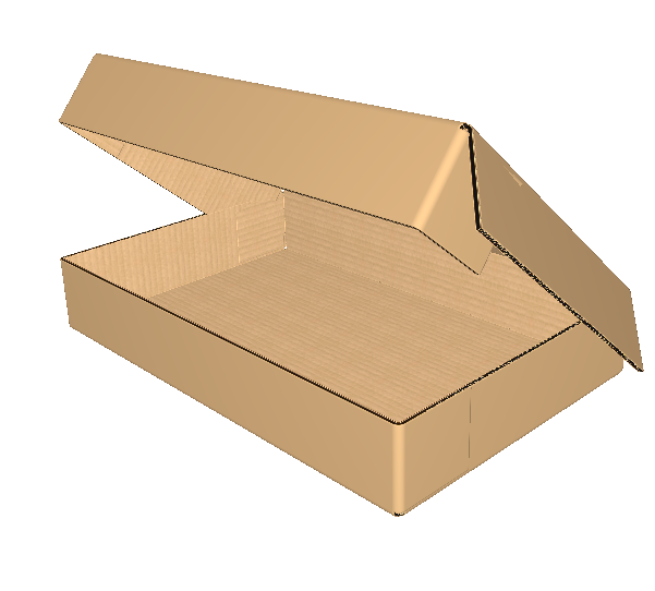 Для габаритных и тяжелых предметов, фиксация скотчем или стрепп лентой. Поставляется в плоском виде