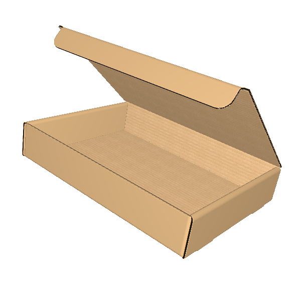 Для габаритных и тяжелых предметов, фиксация скотчем или стрепп лентой. Поставляется в плоском виде