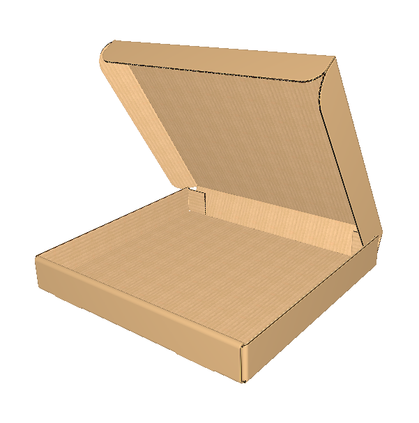 Для габаритных и тяжелых предметов, фиксация скотчем или стрепп лентой. Поставляется в плоском виде