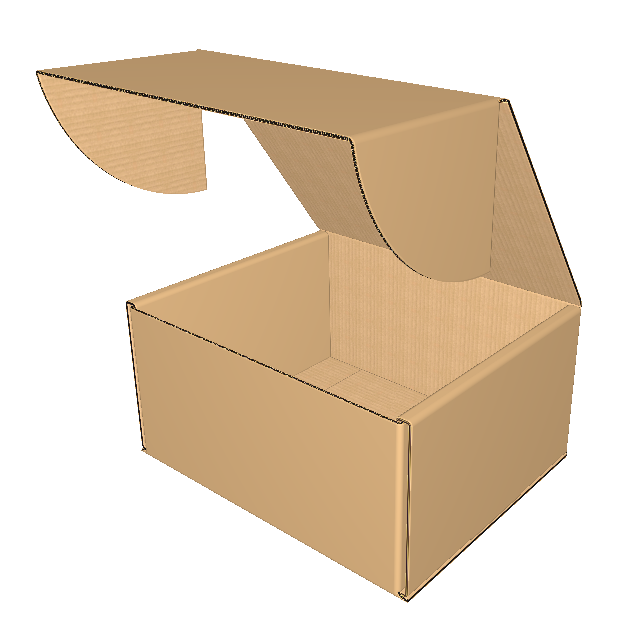 Для габаритных и тяжелых предметов, фиксация скотчем или стрепп лентой. Поставляется в плоском виде